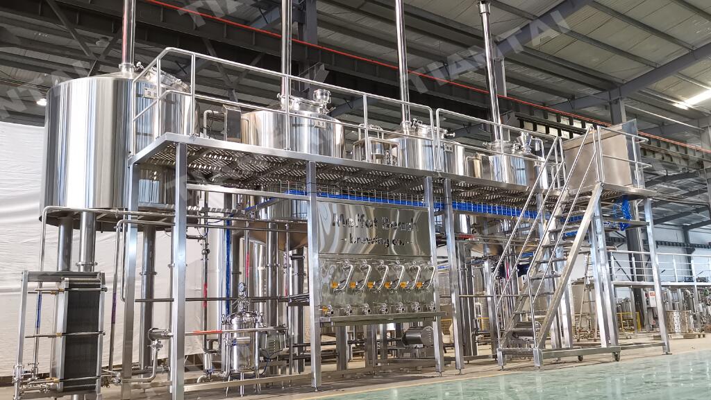 20 hl automated beer brewing system arrived in Australia TianTai® 2